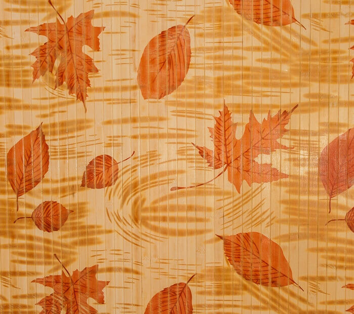 Бамбуковые обои, ламель 17мм, Осень, шир.0,9 м